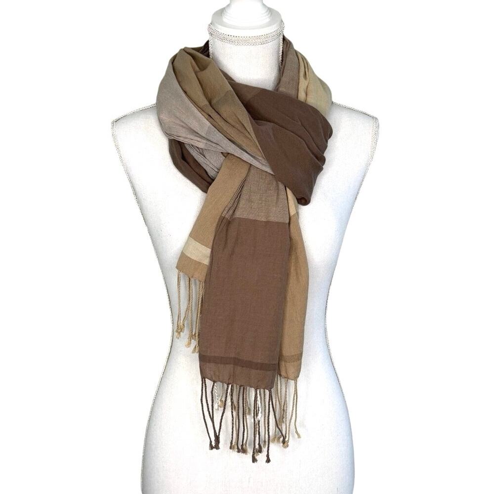 Vintage GAP cotton brown scarf